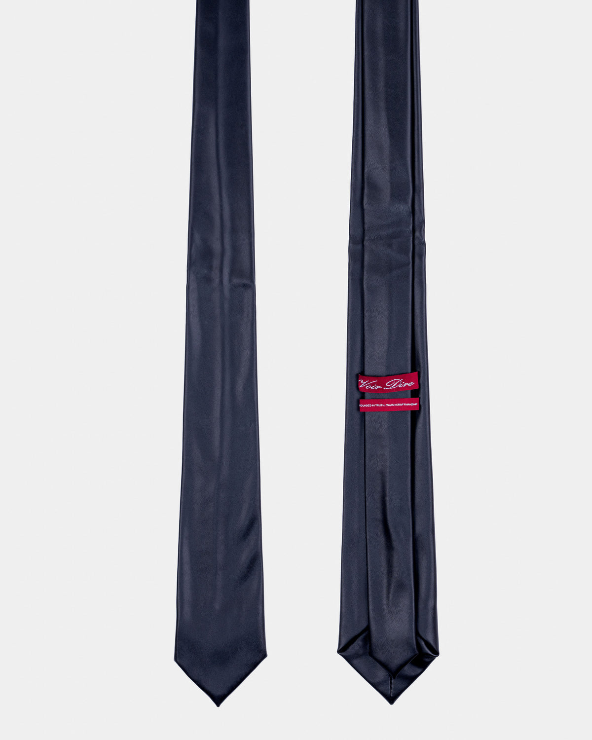 Voir Dire Black Leather Tie