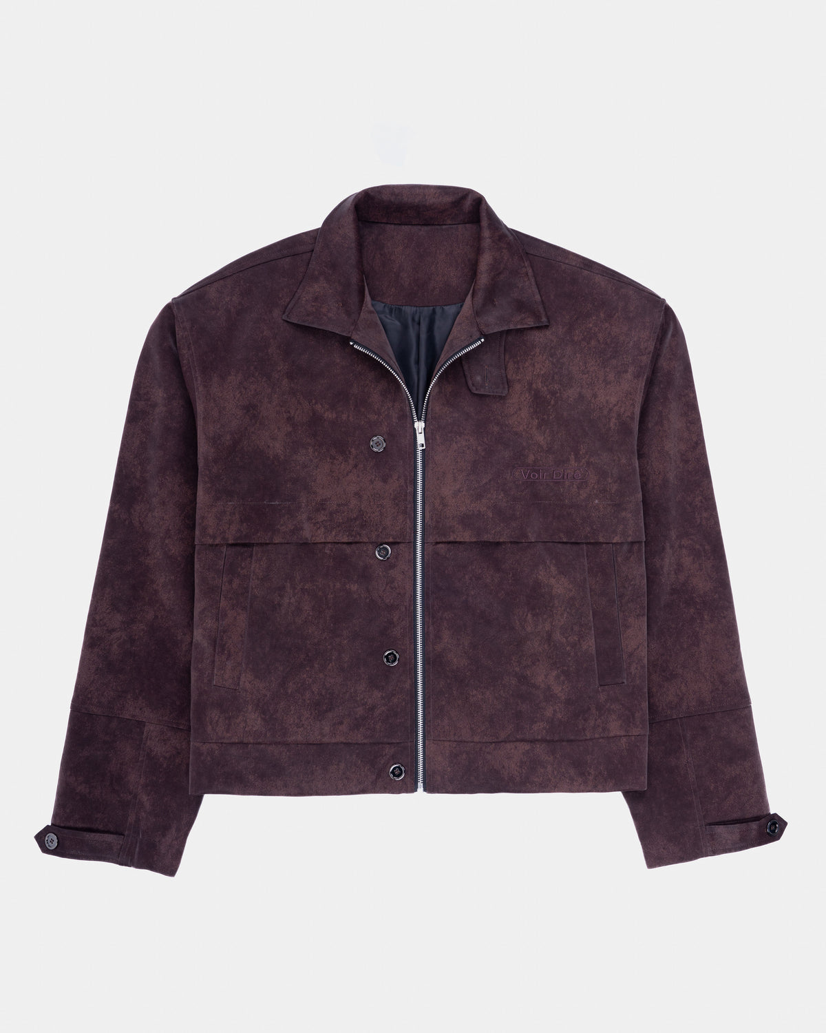 Voir Dire Leather Jacket (Brown)