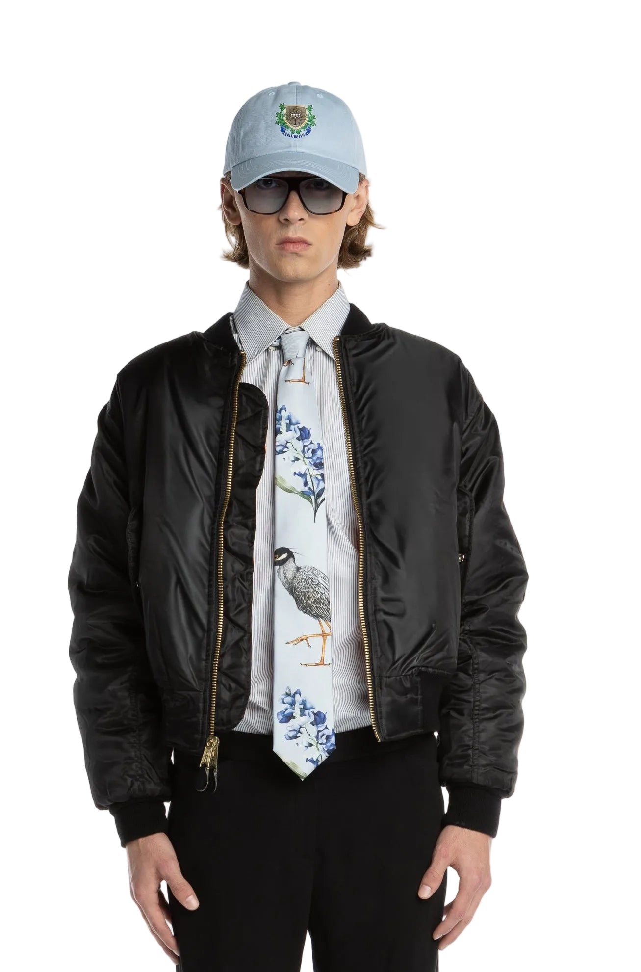 Voir Dire Blue Bonnet Heron Tie