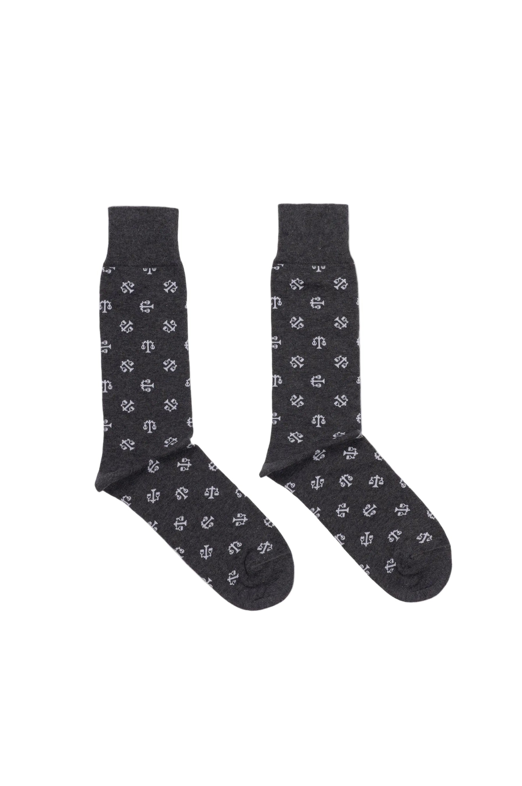 Voir Dire Balanced Monogram Socks