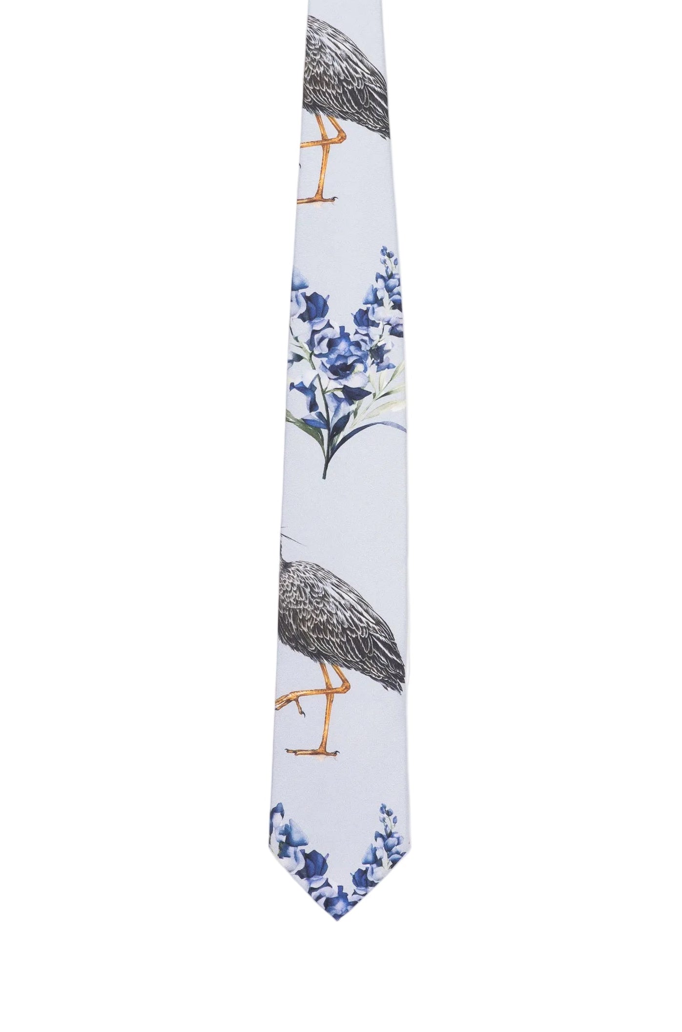 Voir Dire Blue Bonnet Heron Tie