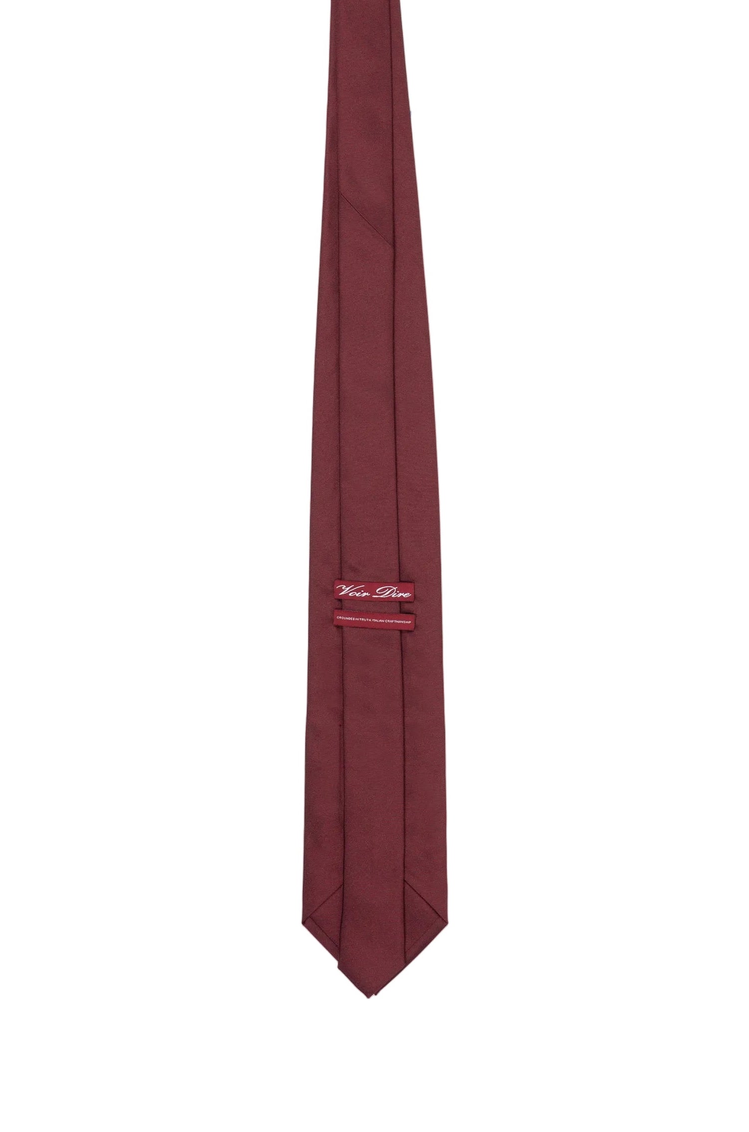 Voir Dire Stripped Logo Tie